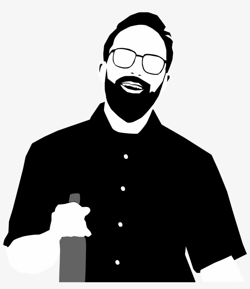This Free Icons Png Design Of Hipster Man Portrait, transparent png download