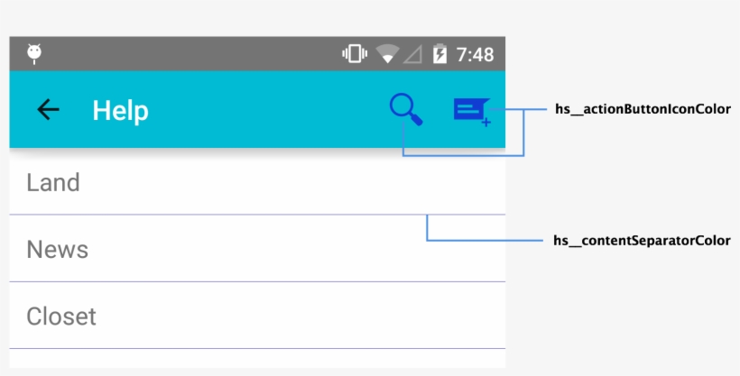 Actionbar-icons - Android Action Icon Color, transparent png download