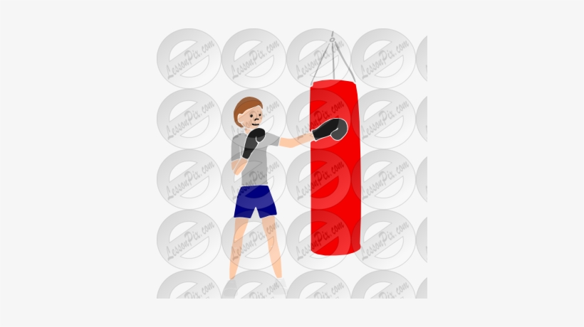Punch Clipart Punching Bag - Punch, transparent png download