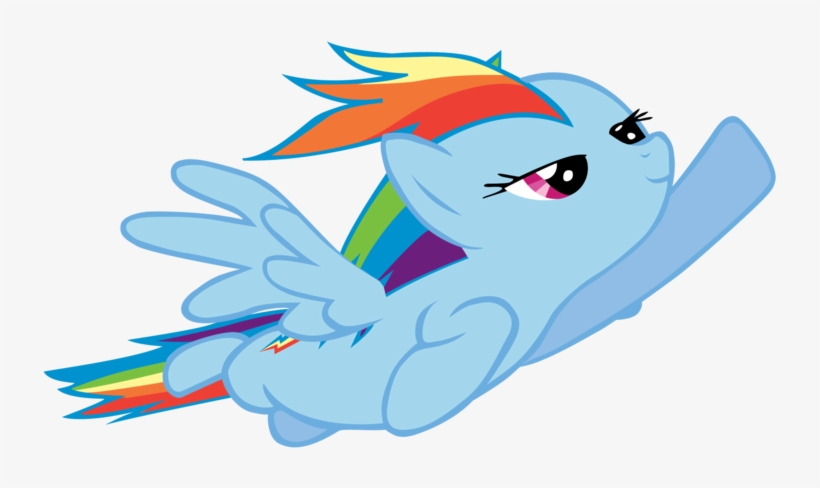 Rainbow Dash Flying Png Hd - Rainbow Dash Flying Png, transparent png download