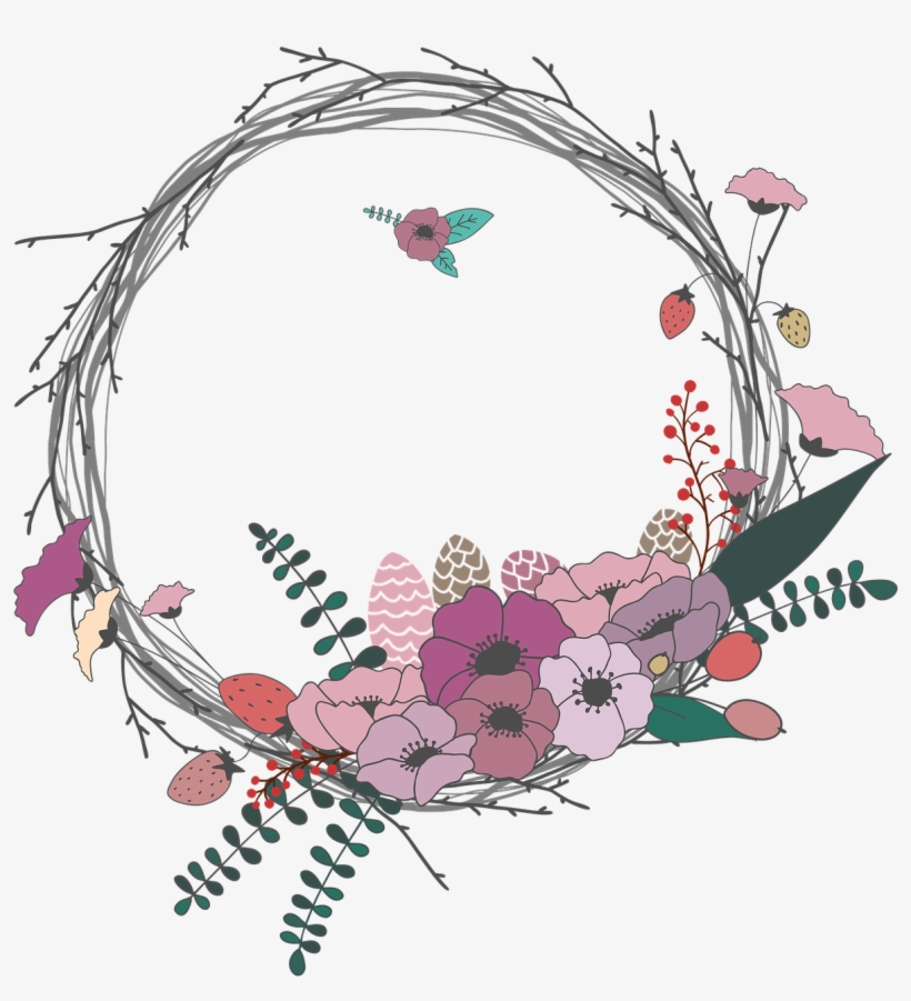 Gratis Obraz Na Pixabay - Circle Vintage Flowers Png, transparent png download