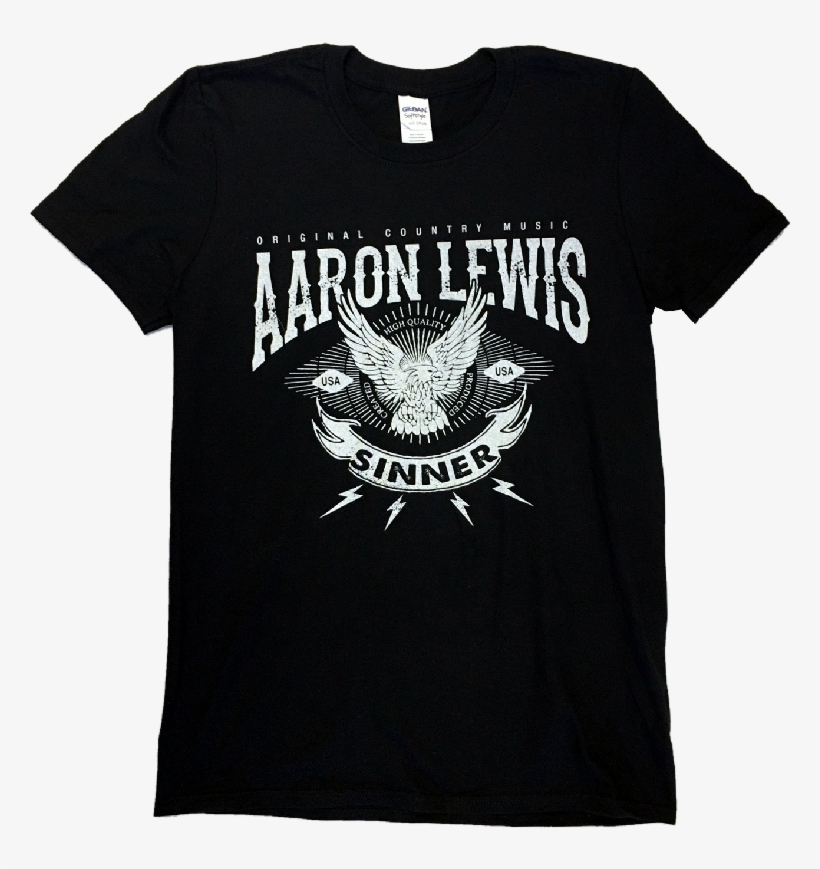 Aaron Lewis Black Tee- Original Country Music - Lamb Of God 2018 Tour Shirt, transparent png download