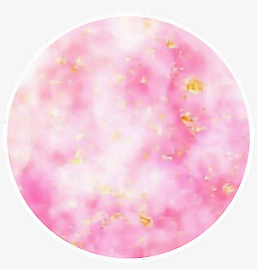 Background Circle Marble Pinkmarble Pinkandgoldmarble - Picsart Photo Studio, transparent png download