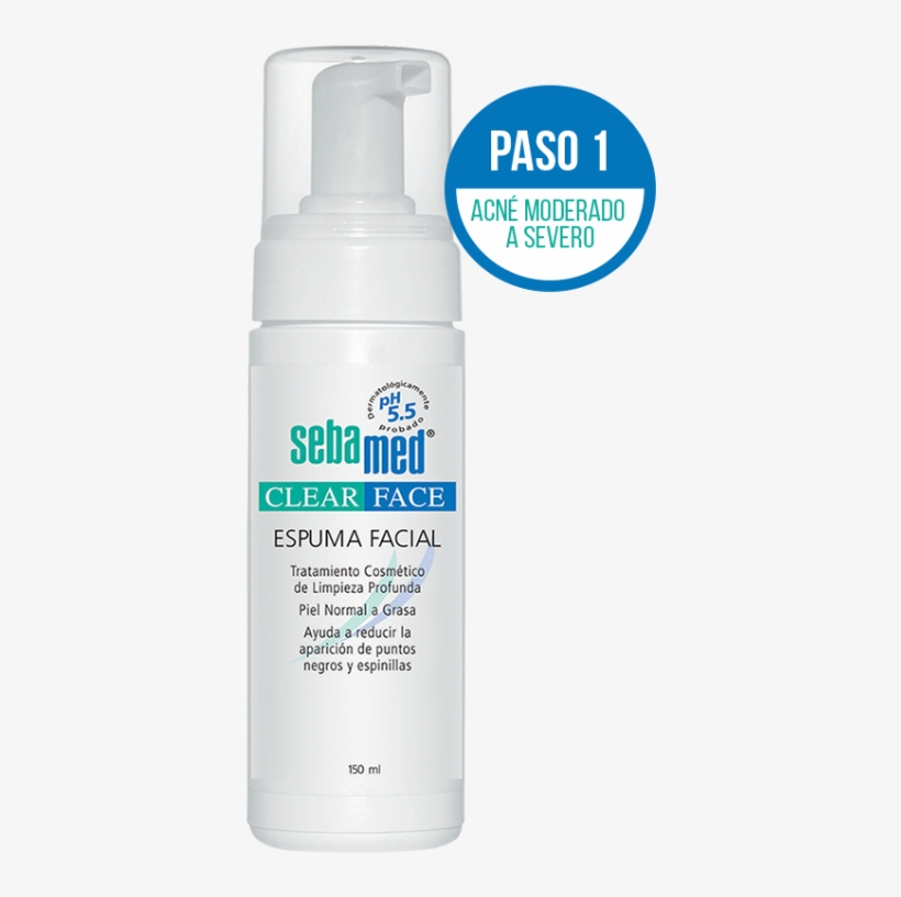Clear Face Espuma Facial - Sebamed, transparent png download