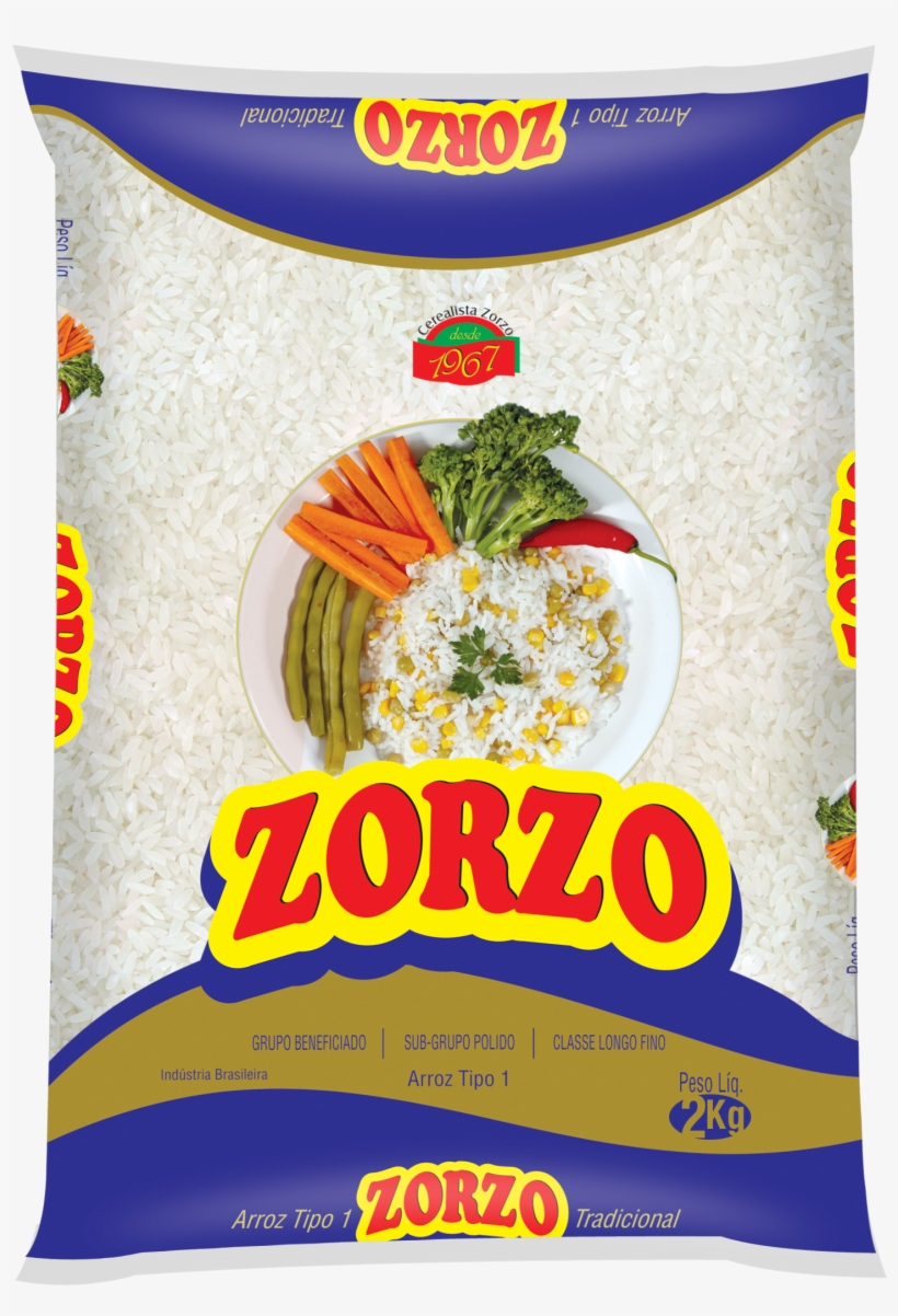 Download Embalagem 2 Kg - Arroz Zorzo, transparent png download