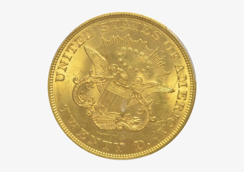 Gold $20 Liberty - Bald Eagle On Coin, transparent png download
