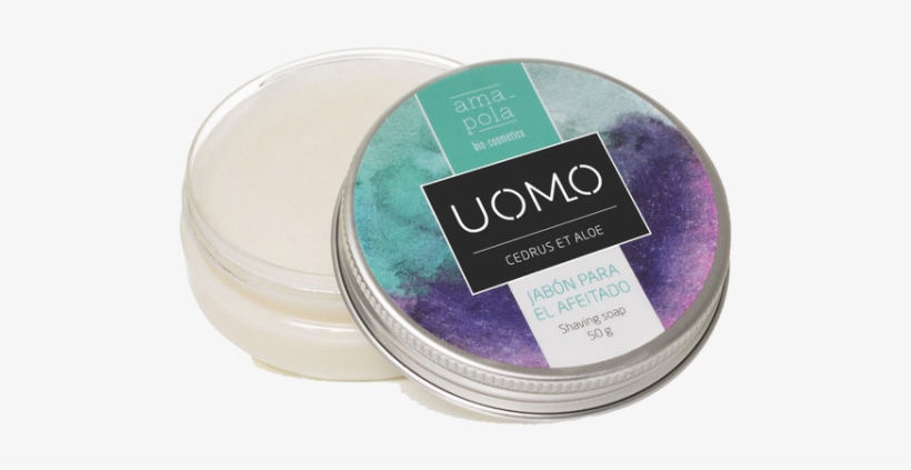 Jabón De Afeitado Para Hombres - Amapola Bio 50 Gr Uomo Shaving Soap 50 Gr, transparent png download