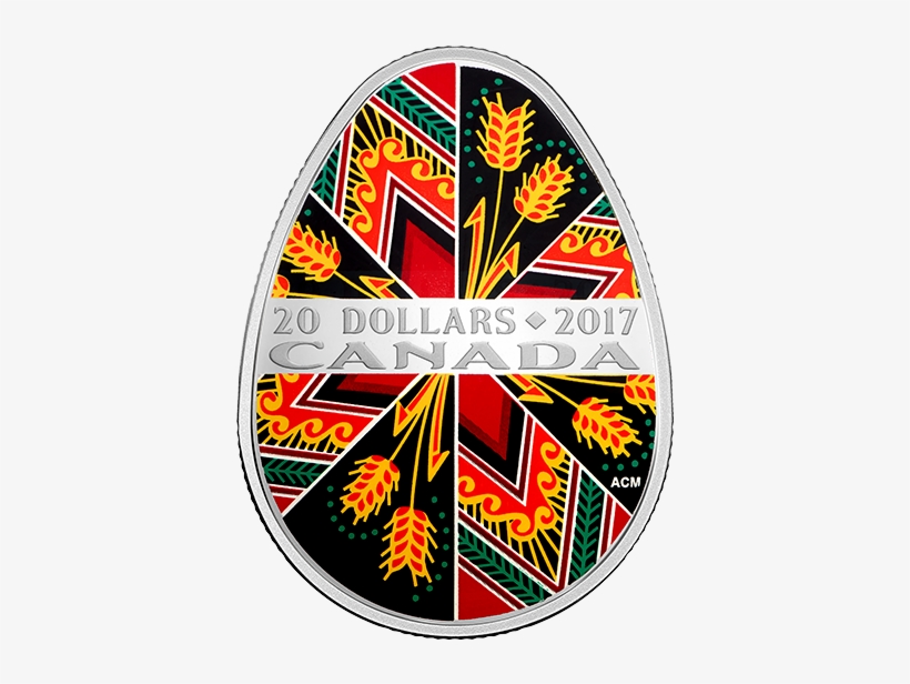2017 Pysanka Coin, transparent png download