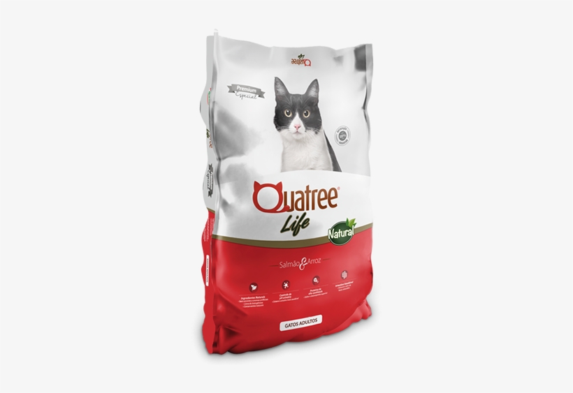 Quatree - Ração Para Gatos Quatree, transparent png download