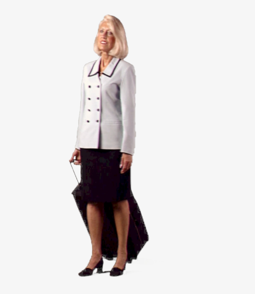 Mujer Con Maletas Png, transparent png download