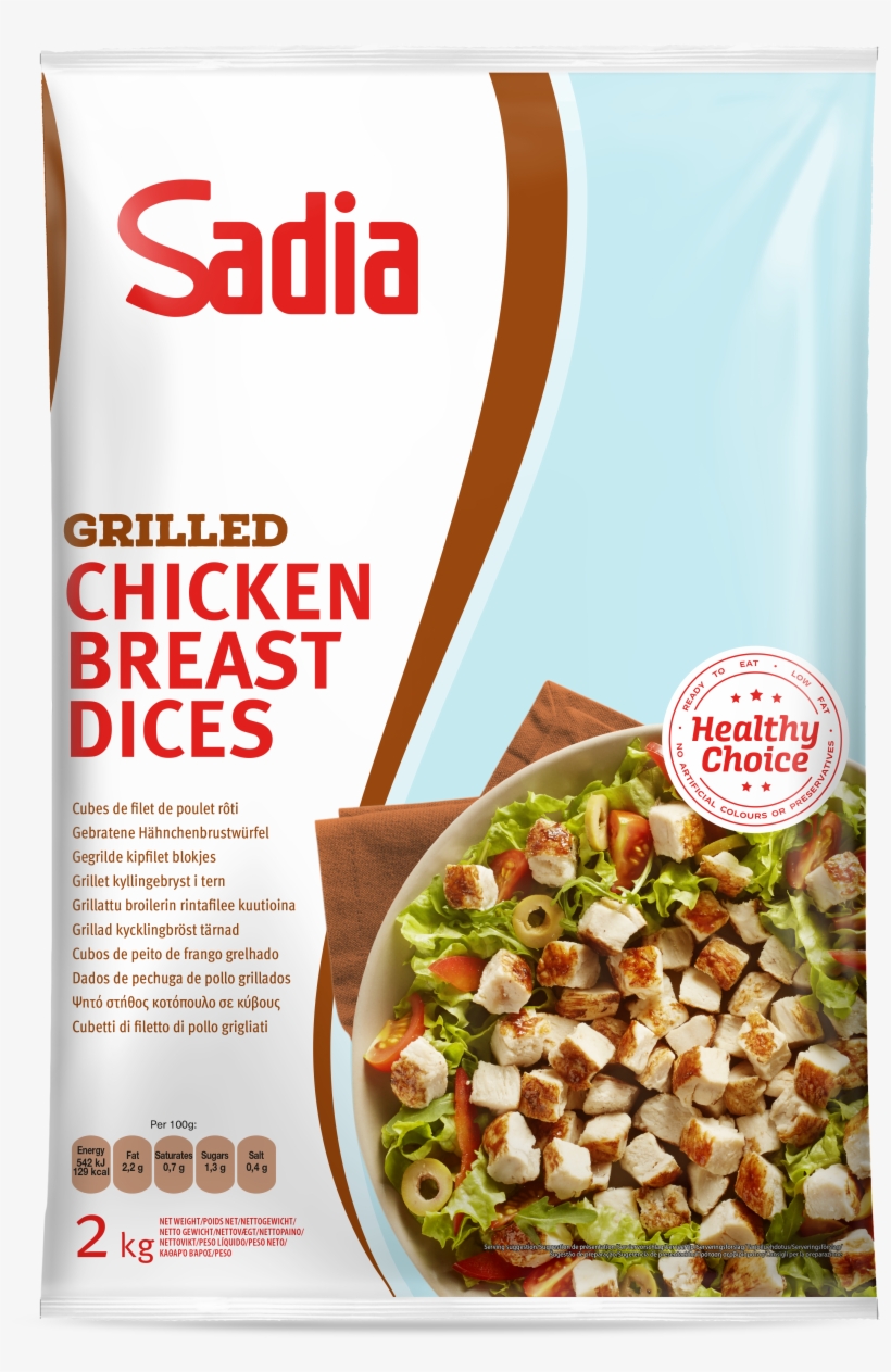 Sadia Grilled Chicken Breast Dices 2 Kg - Brf Sa, transparent png download