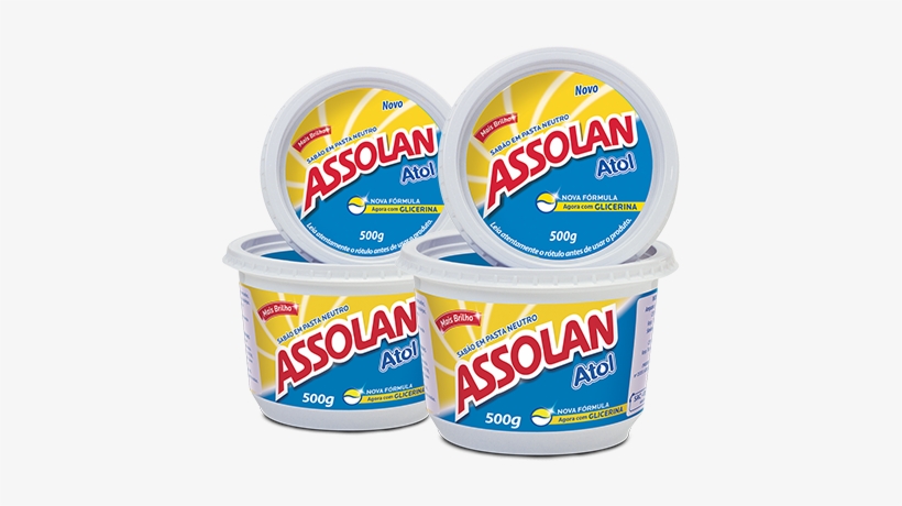 Jabón En Pasta Assolan Atol - Sabao Em Past Atol Png, transparent png download