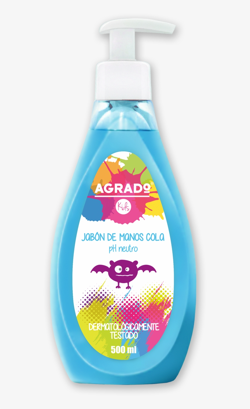 Jabon Manos Cola Ph Neutro Kids Agrado - Liquid Hand Soap, transparent png download