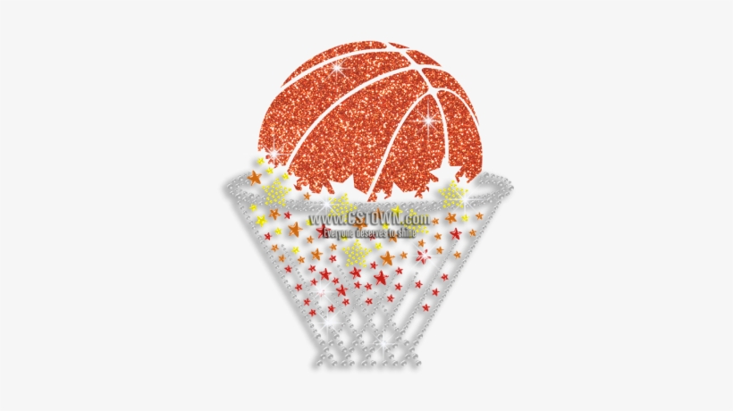 Magic Show Score A Basket Basketball Iron On Rhinestone - Basketball Star Wall Art Sticker Decal, Black, Size, transparent png download