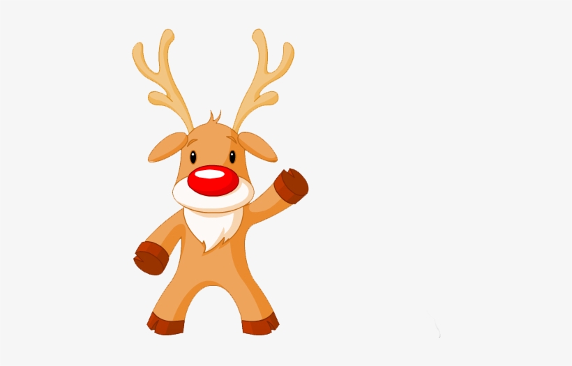Amo A Shane Gray - Cute Rudolph The Red Nosed, transparent png download