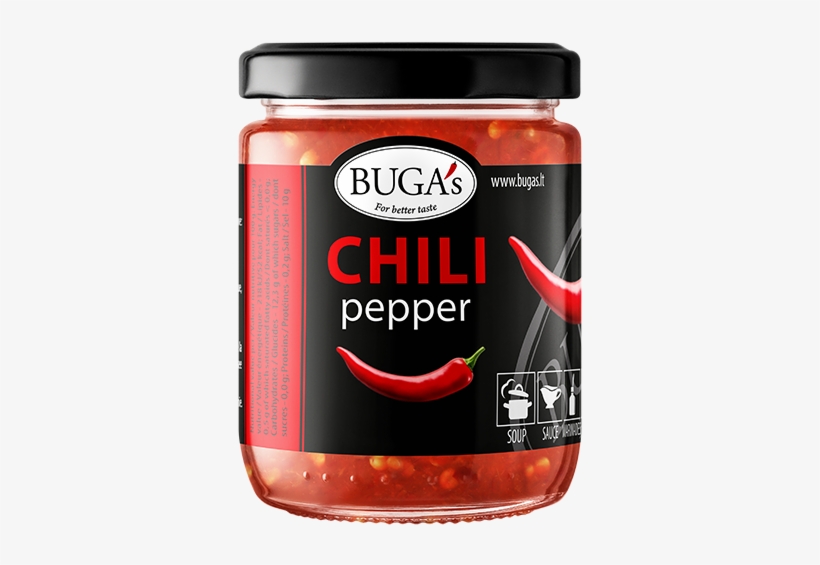 Buga's Chili Pepper Sauce - Chilisauce - 160g, transparent png download
