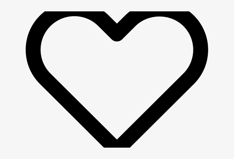 Heart Clipart Clipart Hollow Heart - Portable Network Graphics, transparent png download