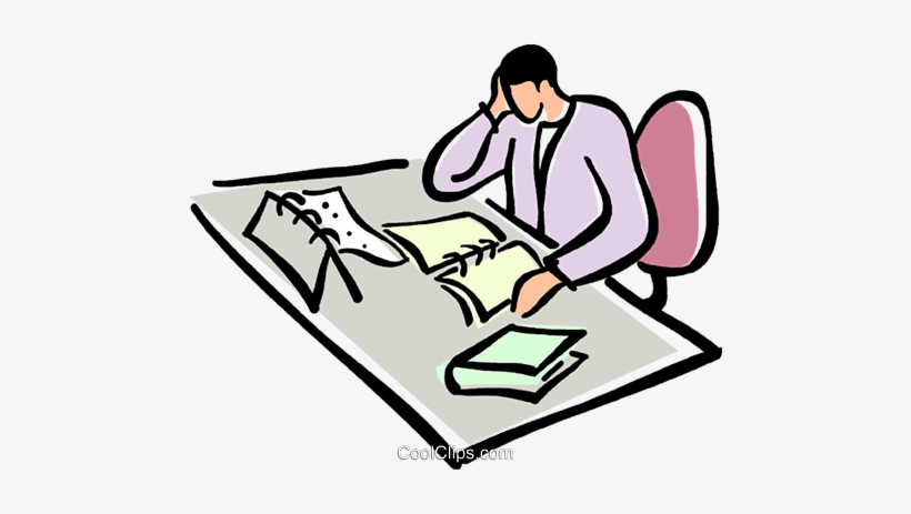 Auxiliar De Escritório Trabalhando Em Sua Mesa Livre - Auxiliar De Escritorio Png, transparent png download