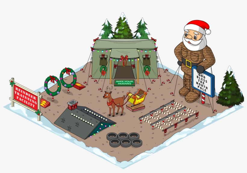 Fg Building Reindeertrainingfacility - Cartoon, transparent png download