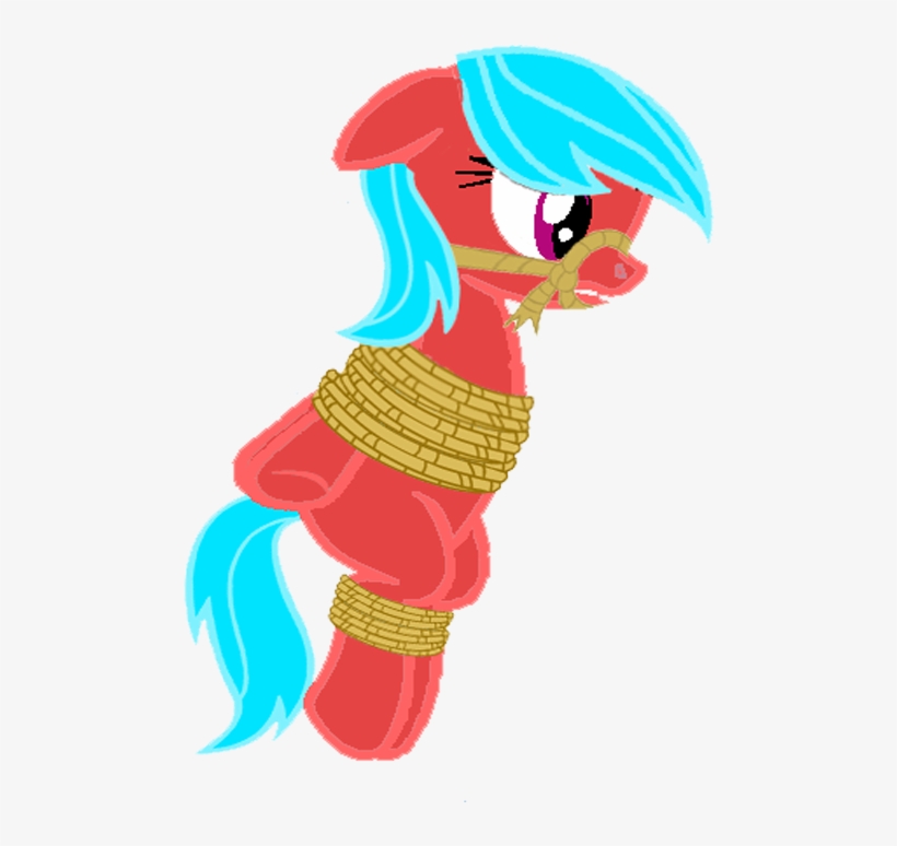 Soupcanz, Bondage, Gag, Rope, Rope Gag, Safe, Solo, - Cartoon, transparent png download