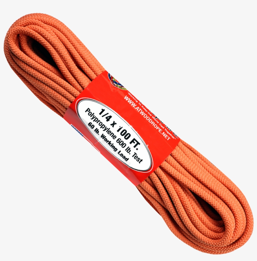 1/4 X 100ft - Orange, transparent png download