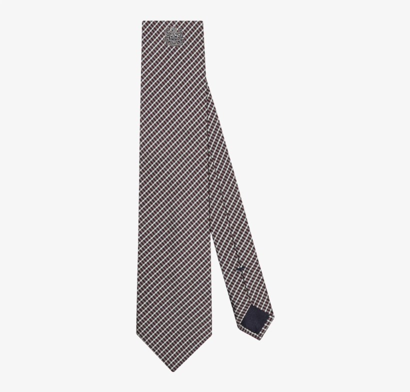 Sergey Micro Check Tie - Necktie, transparent png download
