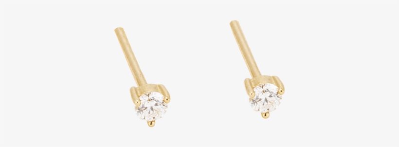 Tiny Diamond Studs Image - Body Jewelry, transparent png download