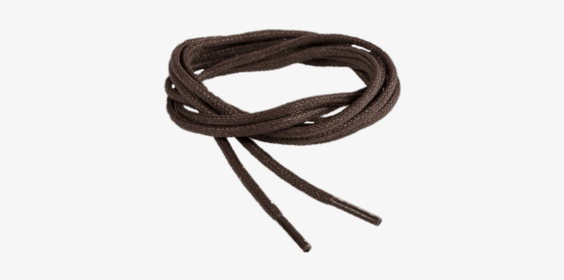 Brown Shoe Laces - Springyard Thin Waxed Shoelaces (dark Brown), transparent png download