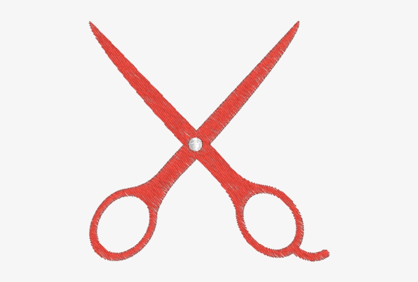 Matriz De Bordado Grátis - Tesoura E Navalha Desenho, transparent png download