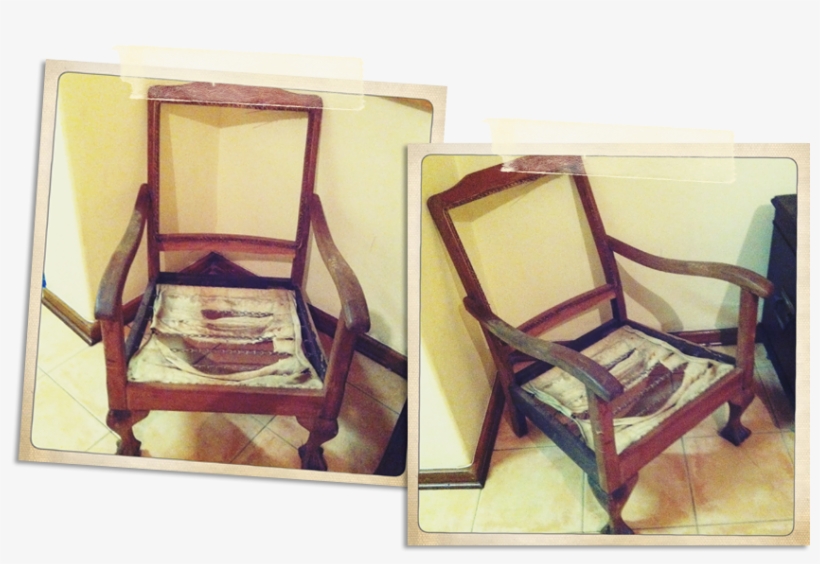 After This Was Done, I Gave The Whole Chair A Light - Chair, transparent png download