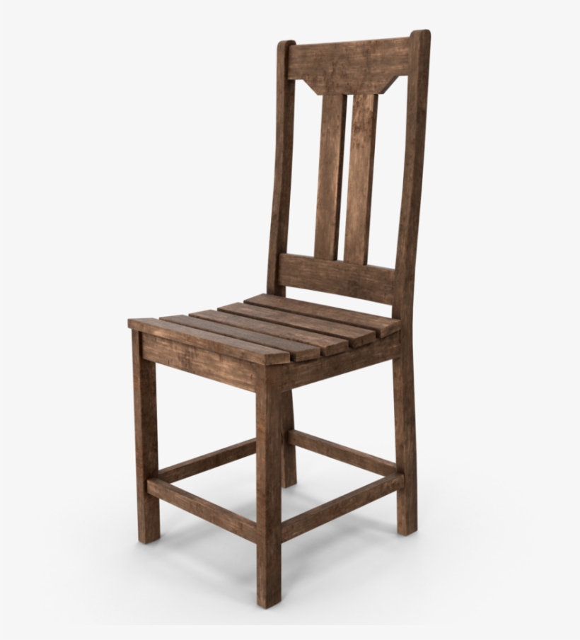 Old Chair - H03 - 2k - High Back Bar Stools, transparent png download