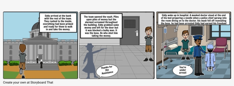 The Robbery - Cartoon, transparent png download