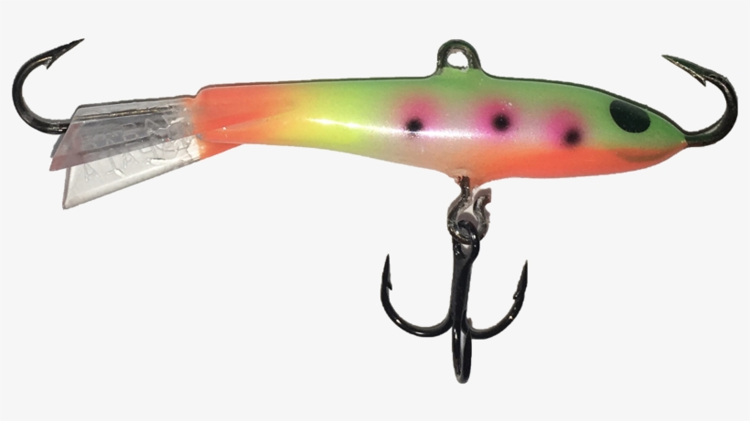 Rapala Jigging Rap 07 Fishing Lure - Fruit Punch Color For Ice Fishing And Vertical Jigging