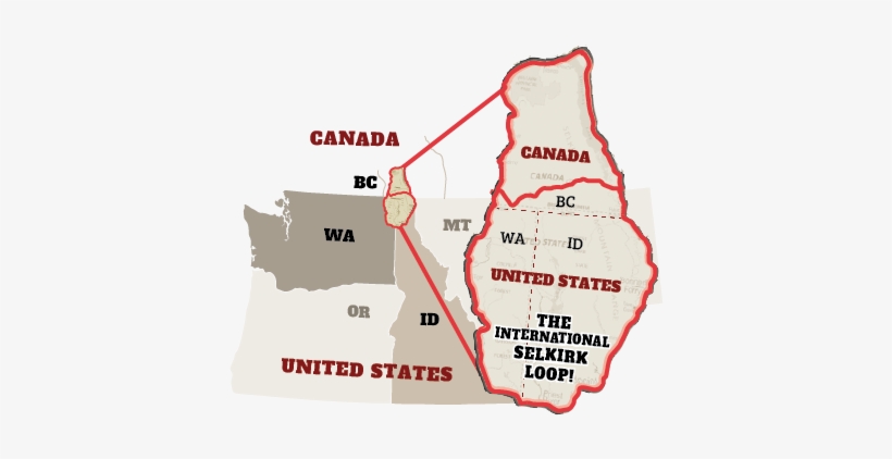 International Selkirk Loop Scenic Drive Tour - Washington State History Lapbook Journal, transparent png download