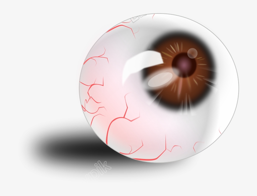 Eyeball Brown Bloodshot Png Images - Eye Ball .png, transparent png download