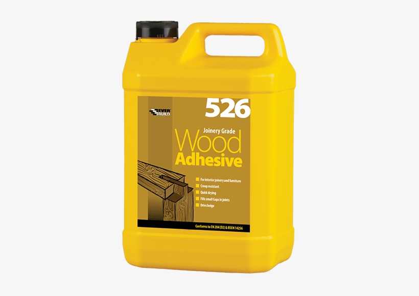 526 Joinery Grade Interior Wood Adhesive - Everbuild 502 All Purpose Weatherproof Wood Adhesive, transparent png download