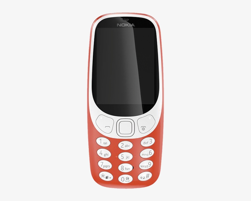 Nokia 3310 Dual Sim - Nokia 3310 Red, transparent png download
