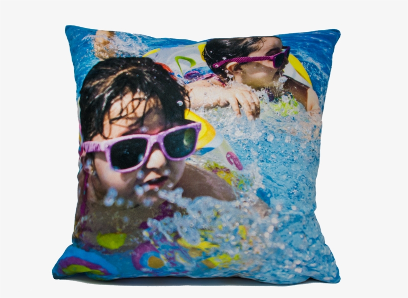 Personalised Double Sided Print Photo Cushion - Shopsexactly Poster Of People Water Sun Blue Sunglasses, transparent png download