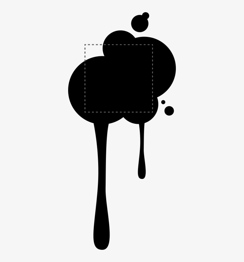 Paint Spot Switch Wall Sticker - Paint Spot, transparent png download