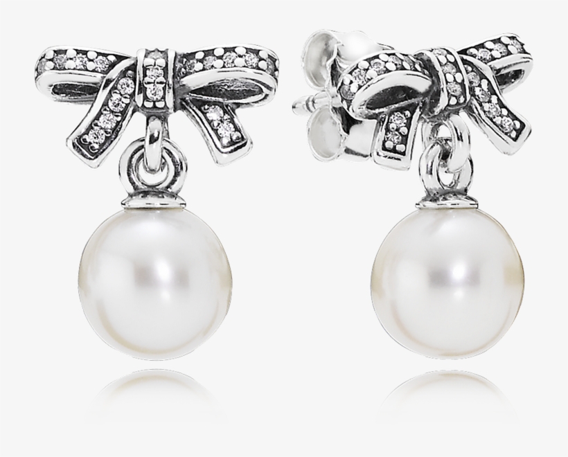 Delicate Sentiments, White Pearl & Clear Cz - Pandora Delicate Sentiments, White Pearl & Clear, transparent png download