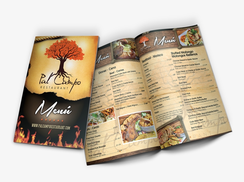 Our Menu - Pal Campo Restaurant Menu Orlando, transparent png download