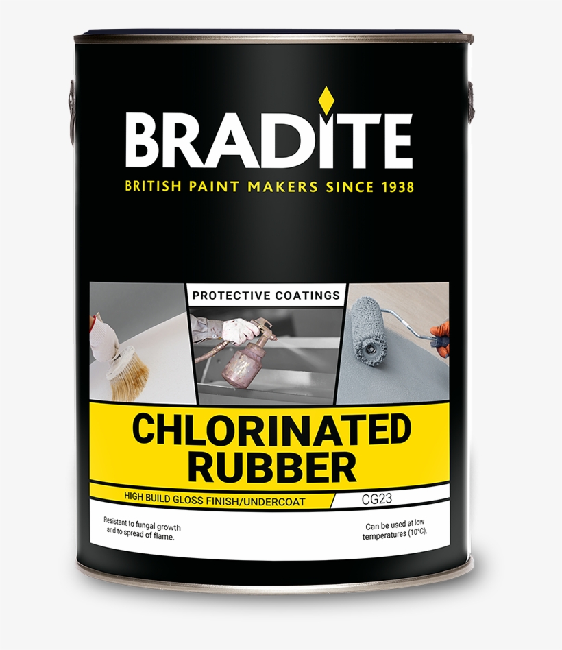 Eggshell Cc24 - Bradite High Build Black Bitumen 5l Bl0443f, transparent png download