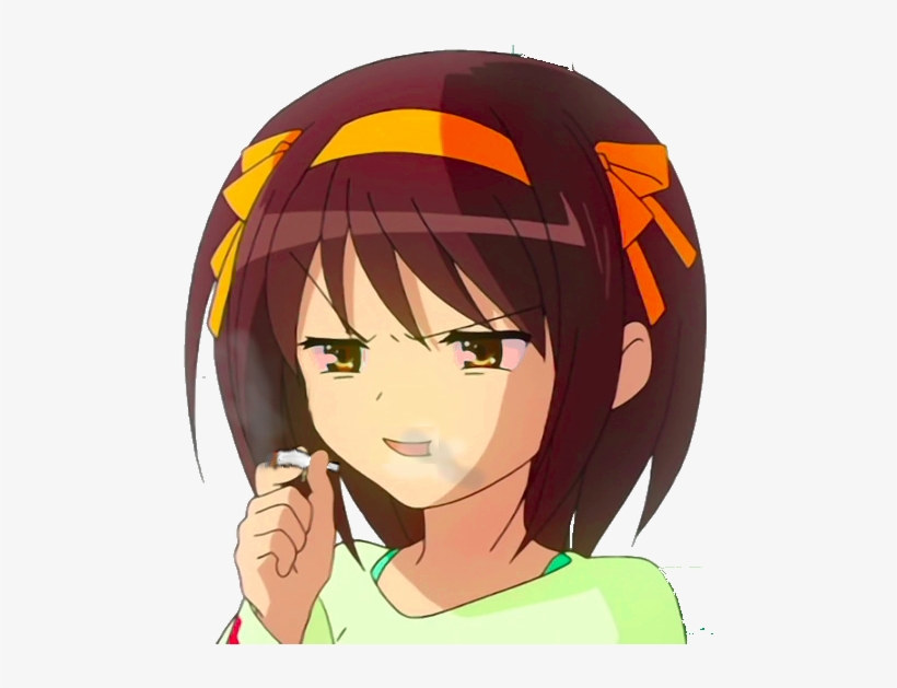 Politically Incorrect » Thread - Haruhi Suzumiya Reaction Faces, transparent png download