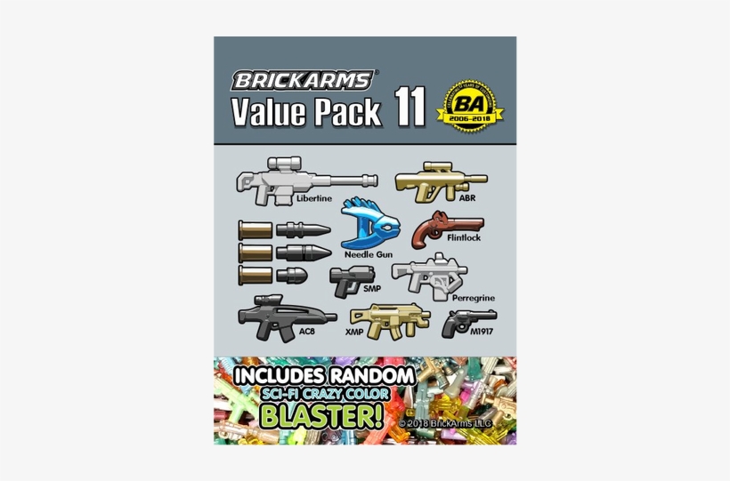 Brickarms Value Pack - Brickarms Value Pack 2 Weapons Pack,, transparent png download