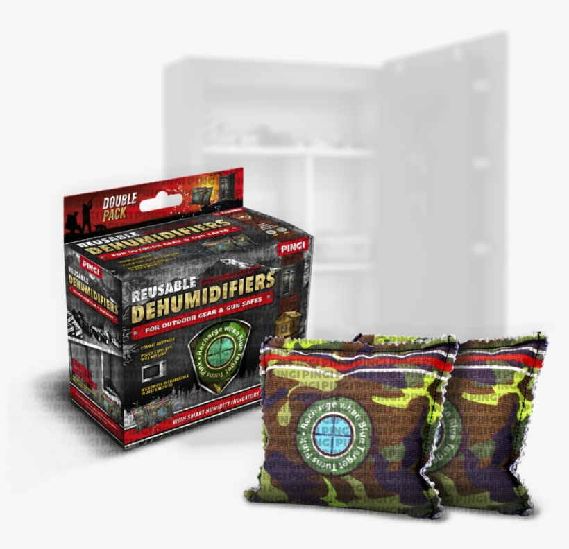 Pingi Gun Dehumidifiers - Pingi Lv2-g200 Dehumidifier Bag 5 M³ Camouflage, transparent png download