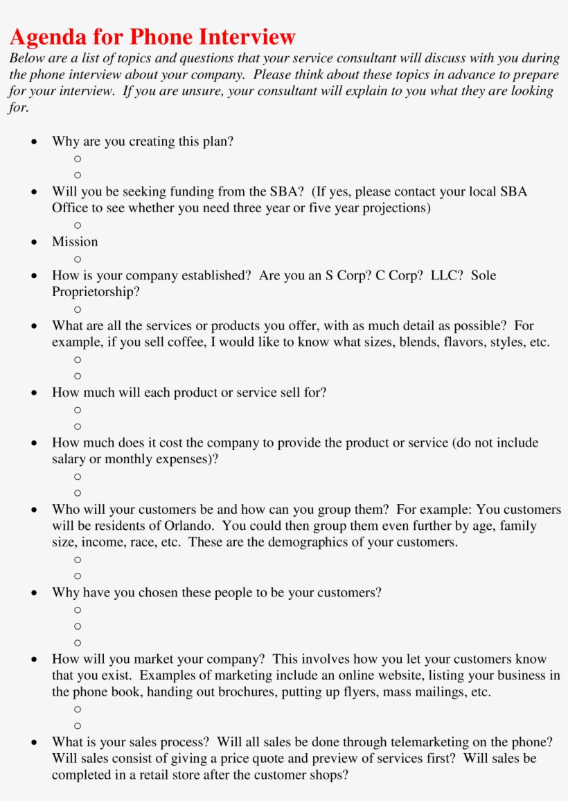 Phone Interview Main Image Download Template - Agenda Interview, transparent png download