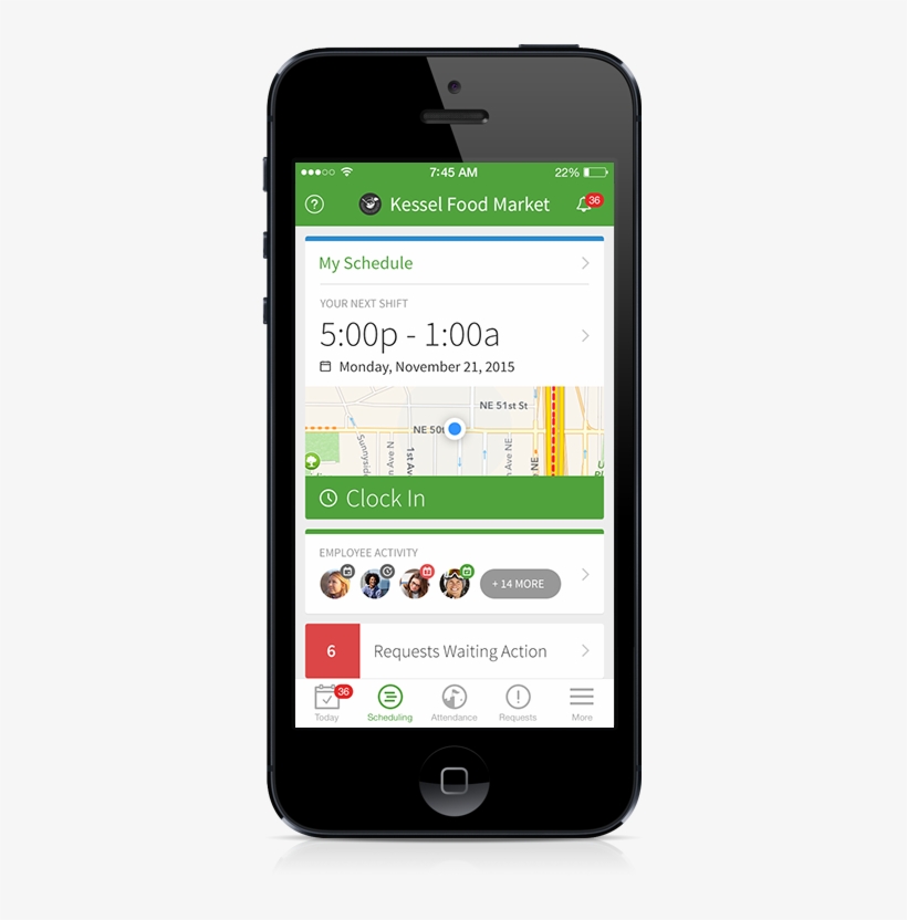 Employee Scheduling App On Iphone Android Easy To Manage - Flex Timer - Home Edition, transparent png download