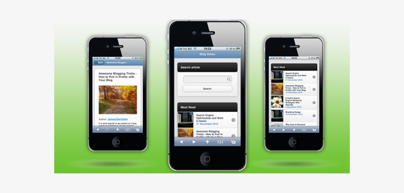 Psd To Mobile Template Conversion - Iphone 4, transparent png download