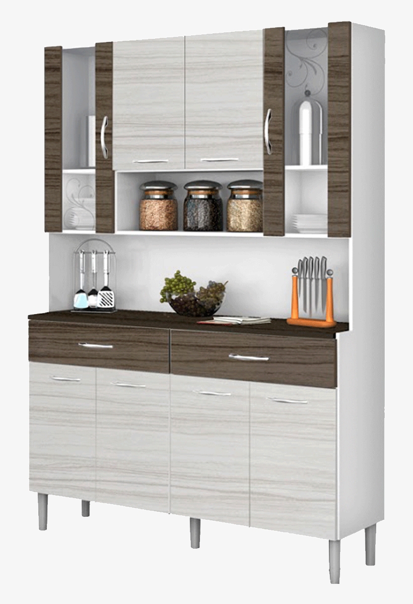 Mueble De Cocina Abba Golden - Kit Parana 8 Portas, transparent png download