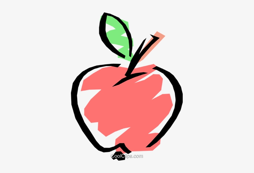 Cool Apple Royalty Free Vector Clip Art Illustration - Educator Apple, transparent png download